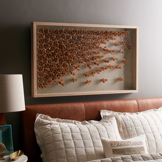 Nature of Wood Wall Art - Cascade - 40" x 24" - Natural Wood  Frame - Image 0