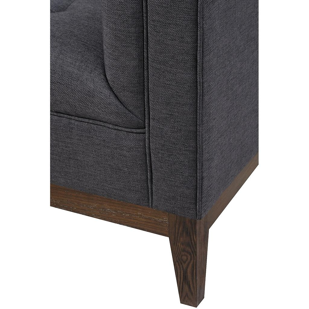 Gordon Gray Linen Chair - Image 1