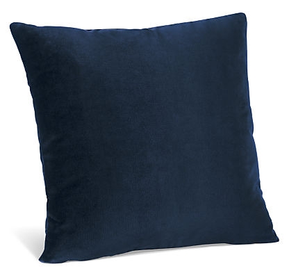 Velvet Pillows - Indigo - 21"w 21"h - Feather and down insert - Image 0