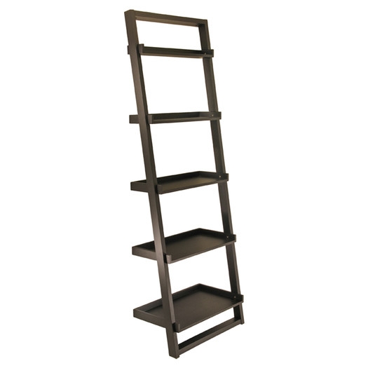 Bailey 74.6" Leaning Bookcase - Image 0