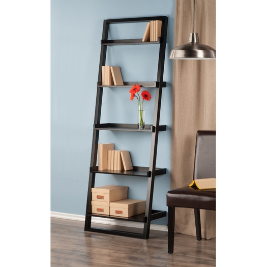 Bailey 74.6" Leaning Bookcase - Image 2