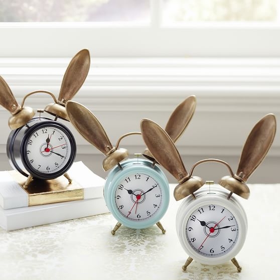 The Emily + Meritt Bunny Alarm Clocks - Gold - Image 2