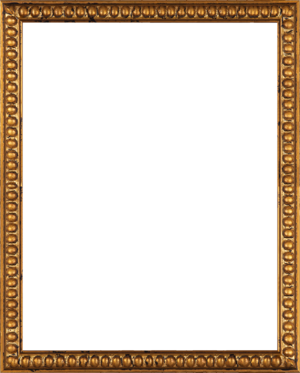 Custom - Leopard and Black - gold crackle bead frame, mat - Image 1