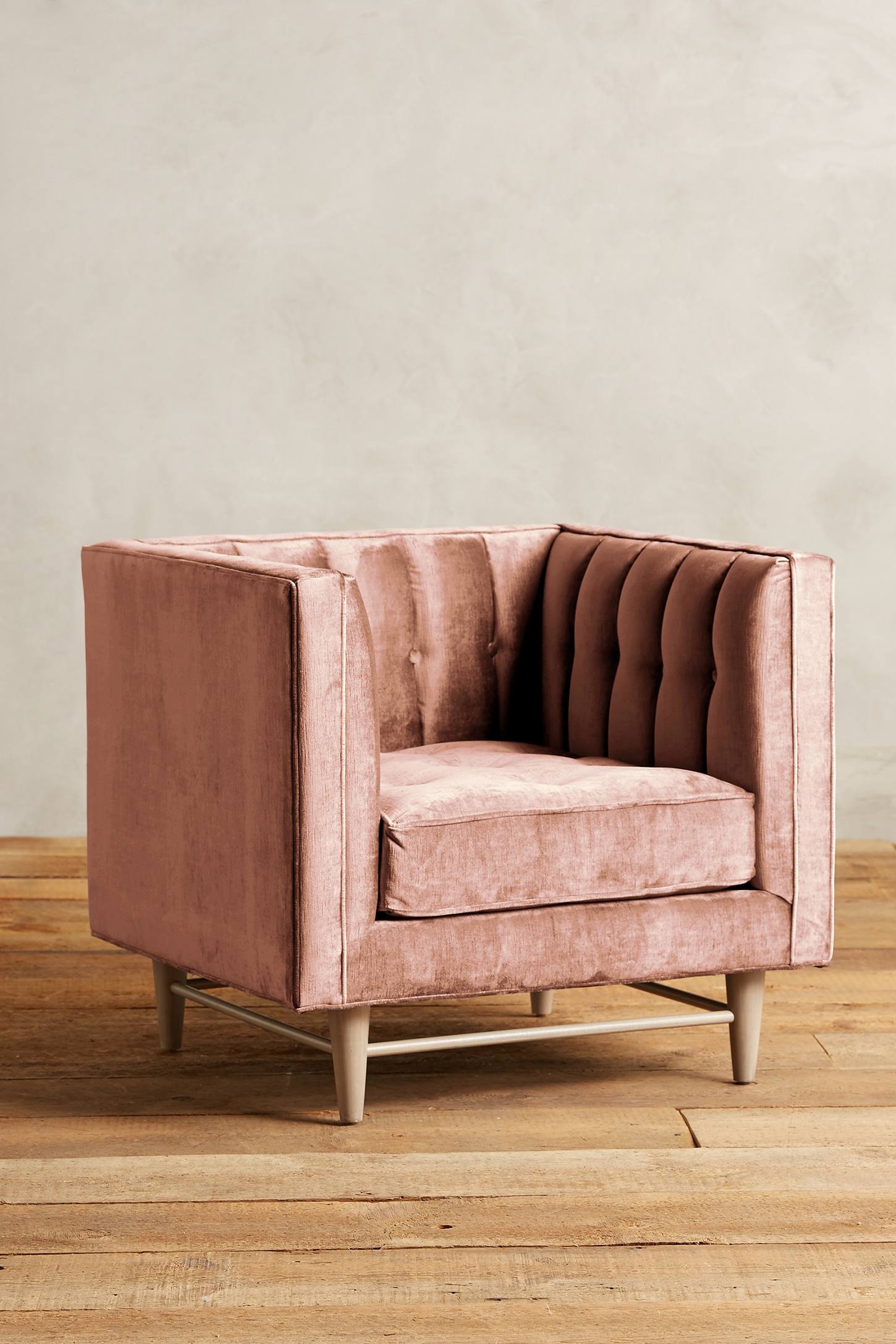 Slub Velvet Marryn Chair - Rosewood - Image 0