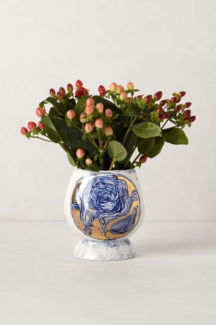 Jardin Des Plantes Vase - Small-White - Image 0