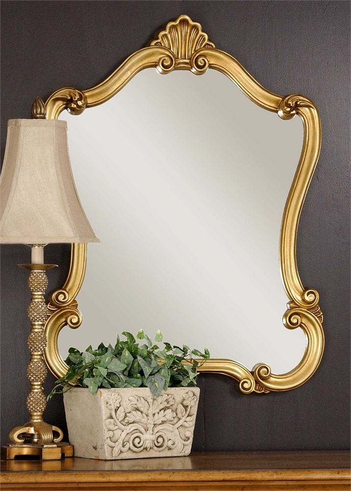 Walton Hall -  Gold mirror - Image 1
