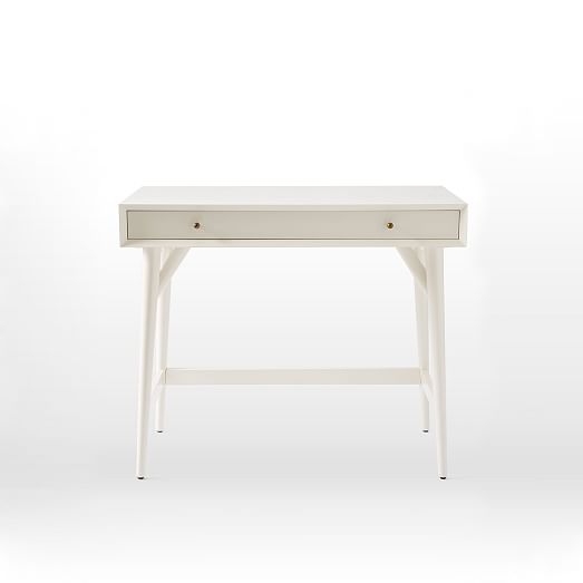 Mid-Century Mini Desk – White - Image 4