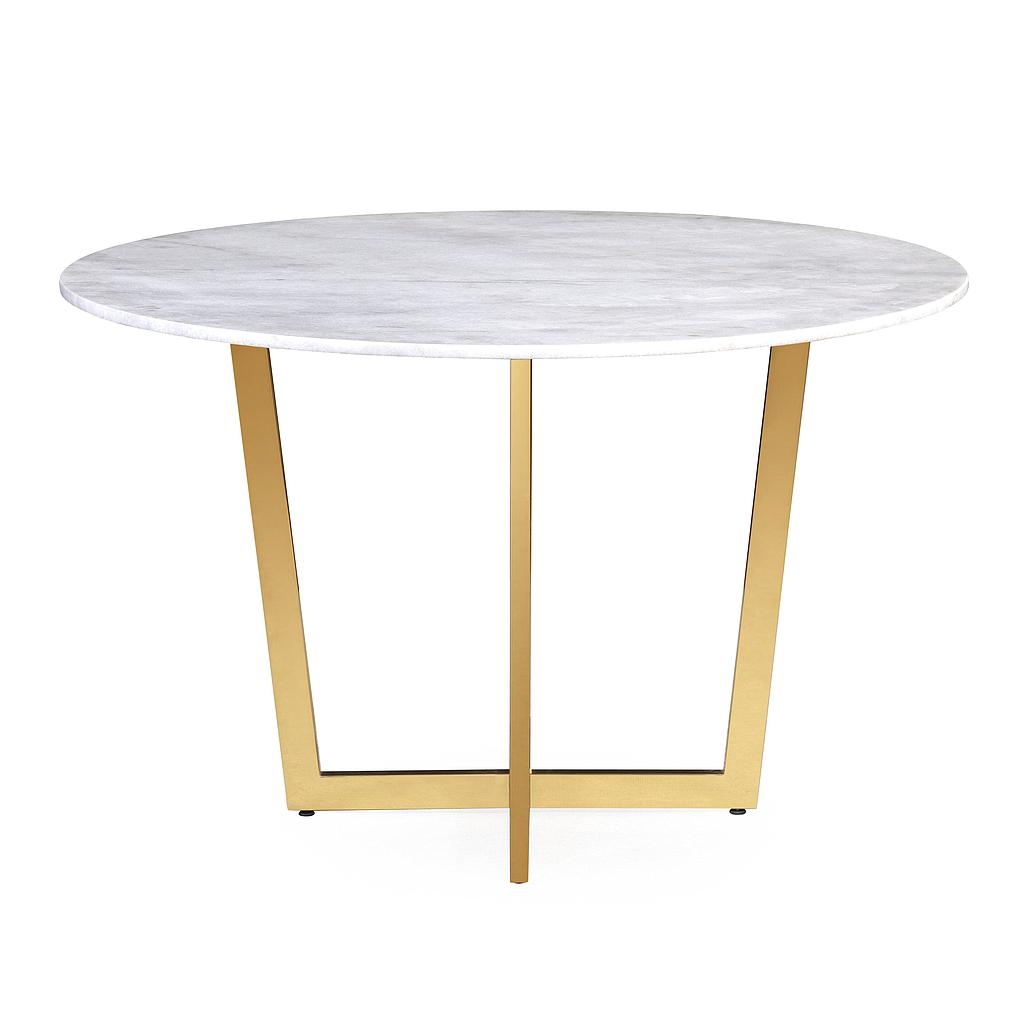 June WHITE MARBLE DINING TABLE (TOP) - Image 5