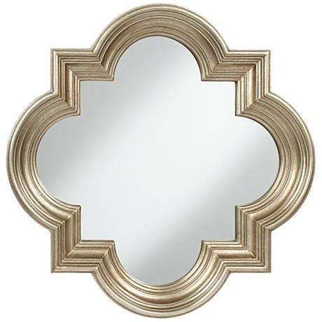 Farley Silver Quatrefoil Mirror - Image 0