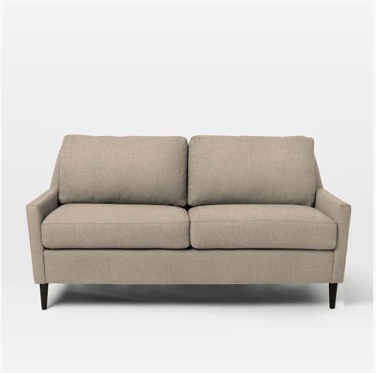 Everett Upholstered Sofa - 60'', Linen Weave, Natural - Image 0