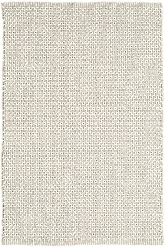 BEATRICE GREY WOVEN COTTON RUG - 8x10 - Image 0