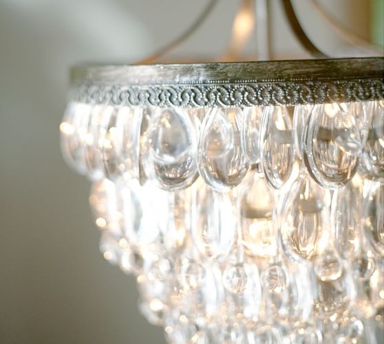 Clarissa Crystal Drop Small Round Chandelier - Small - Image 2