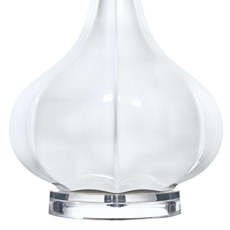 Aurion Fluted Ceramic Gourd Table Lamp - Image 2