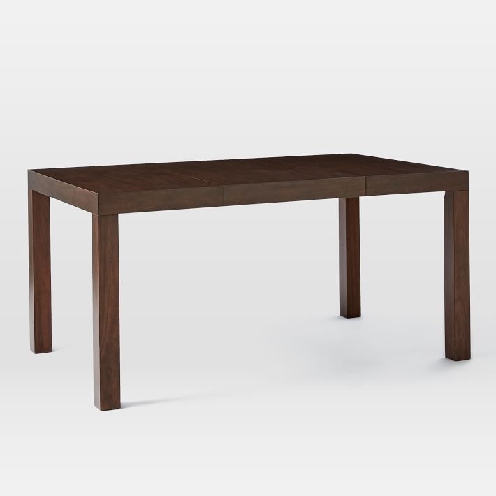 Parsons Expandable Dining Table, Espresso, 3-Sizes (38"-62"-84") - Image 0