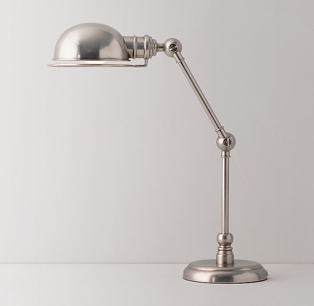 ACADEMY TASK TABLE LAMP - ANTIQUE PEWTER - Image 0