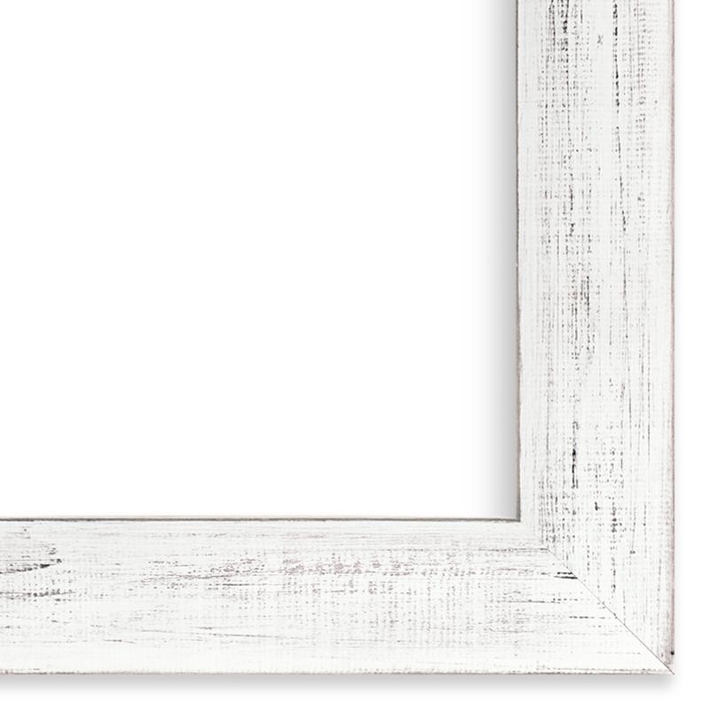 Consuegra - 18" x 24" - Distressed Cottage White Frame-White Border - Image 1