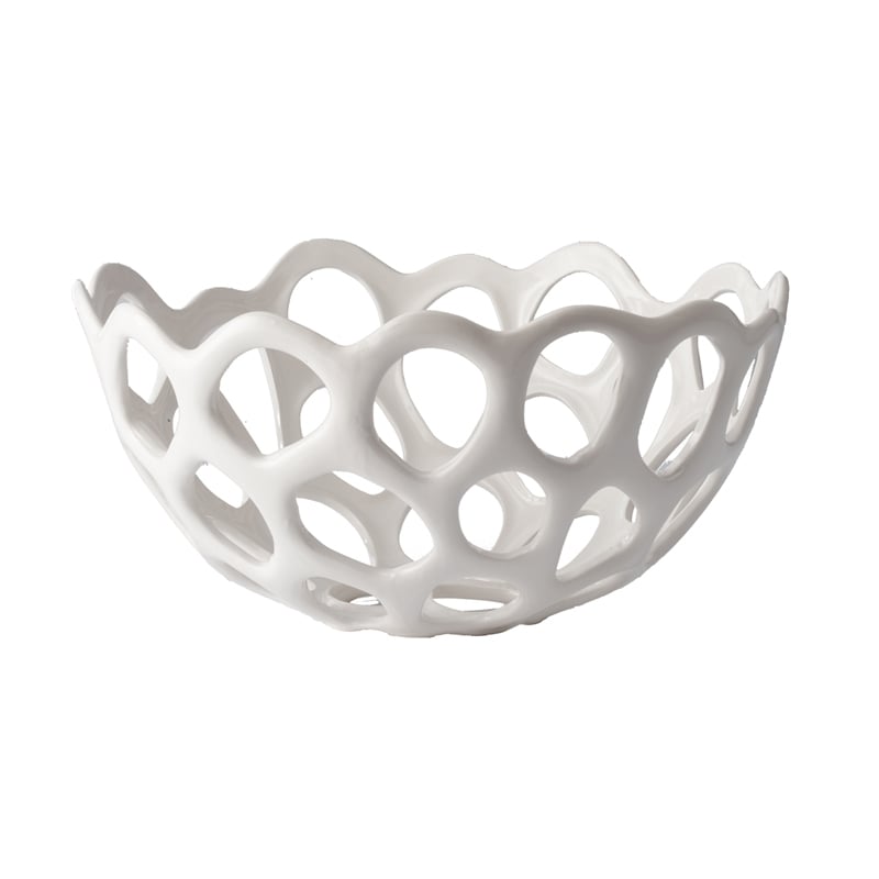 Perforated Porcelain Bowl - md - Image 0