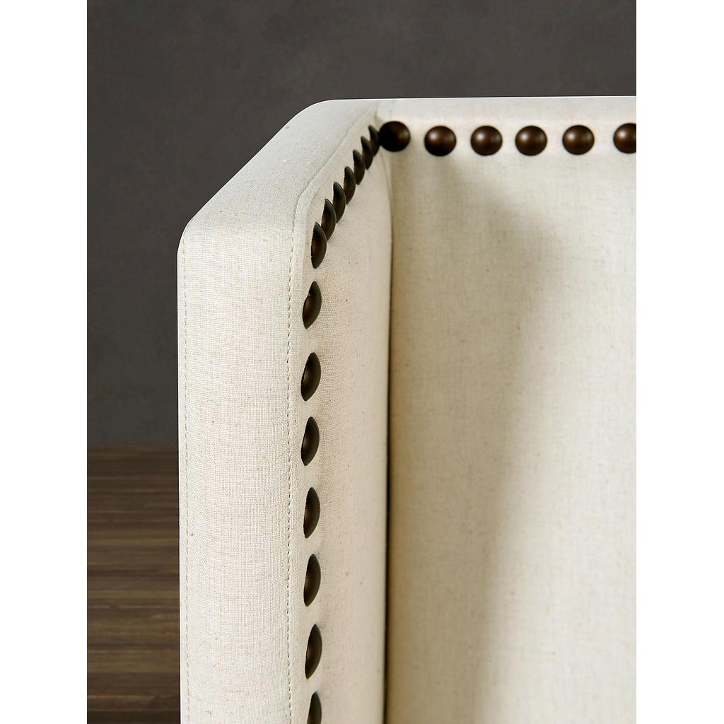 Addilyn BEIGE LINEN CHAIR        Previous                Next - Image 1