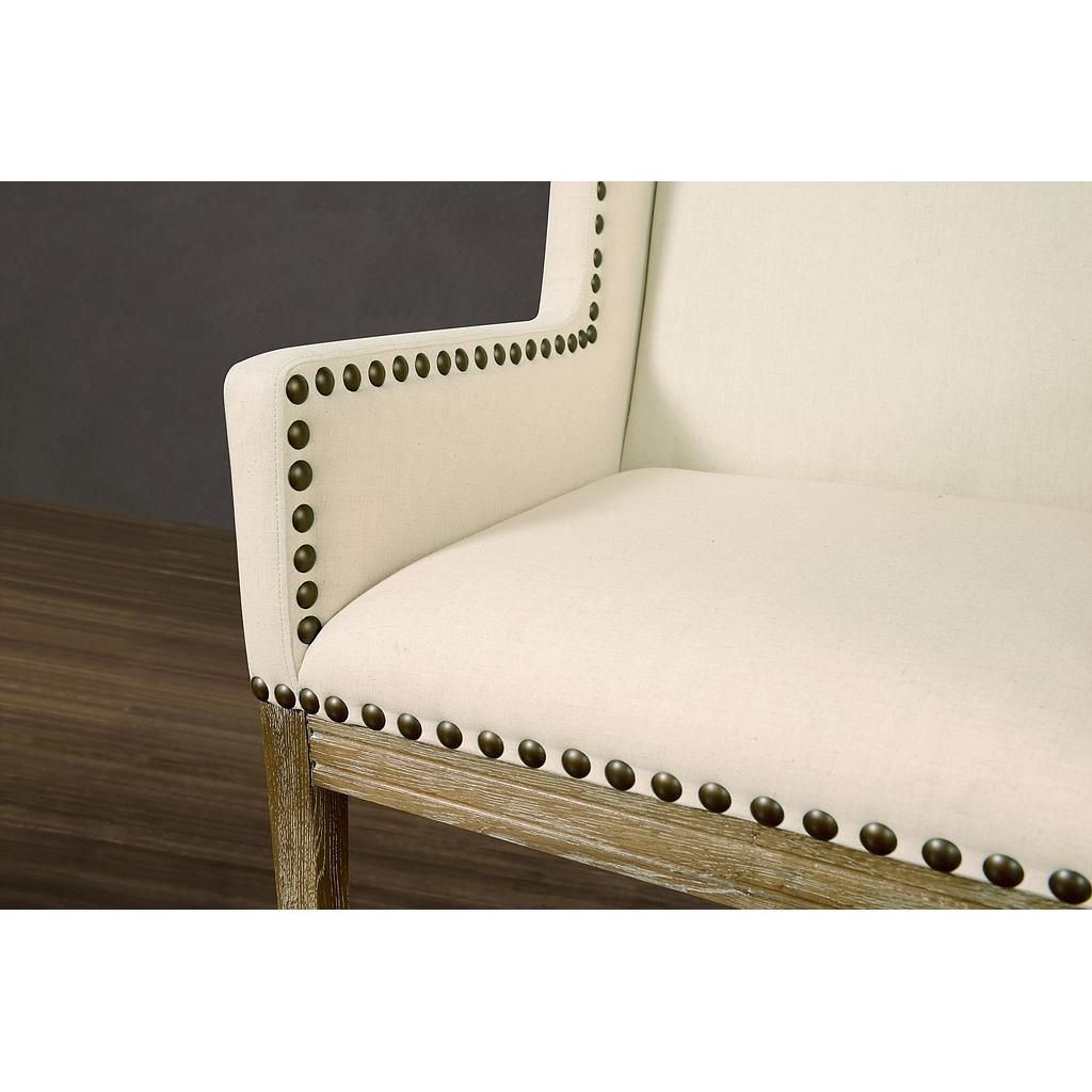 Addilyn BEIGE LINEN CHAIR        Previous                Next - Image 2