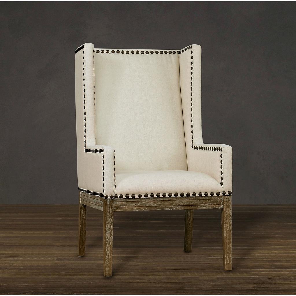Addilyn BEIGE LINEN CHAIR        Previous                Next - Image 10