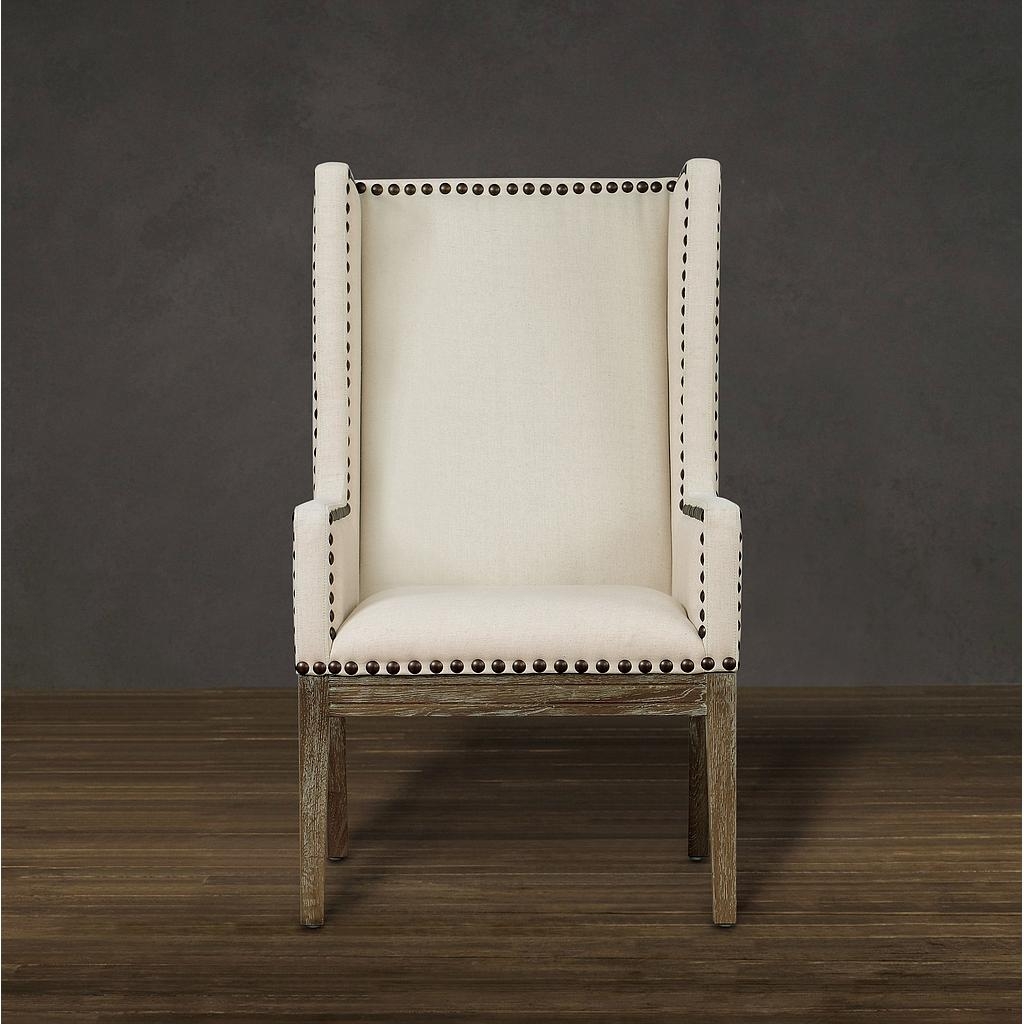 Addilyn BEIGE LINEN CHAIR        Previous                Next - Image 11