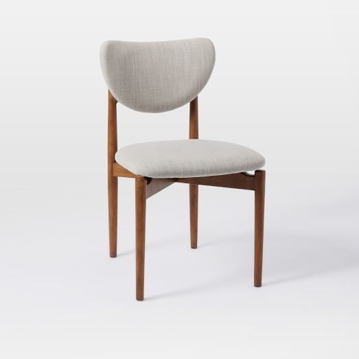 Dane Dining Chair - Individual - Platinum - Linen Weave - Image 0