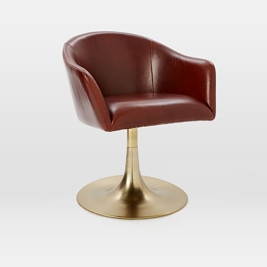 Bond Leather Swivel Office Chair - Image 3