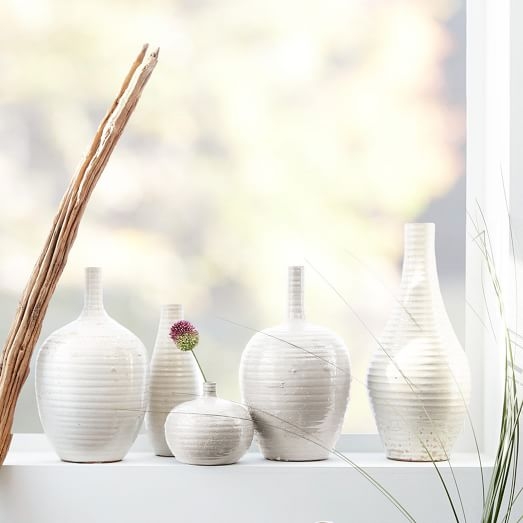 Ceramicist Vase - Short Neck - White - Image 1