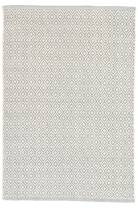Lattice Sky Woven Cotton Rug-8' x 10' - Image 0
