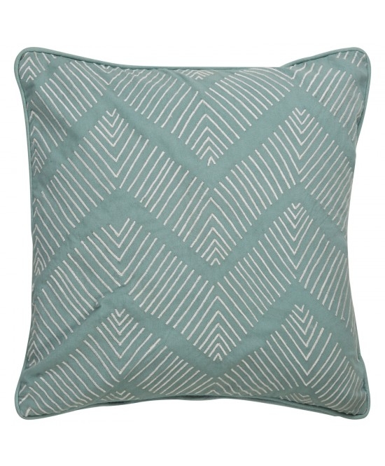 KASIA PILLOW, SEAGLASS, 18" x 18", Polyester Filled - Image 0