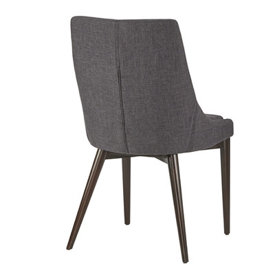 Bedoya Parsons Chair, Dark Grey - Set of 2 - Image 3