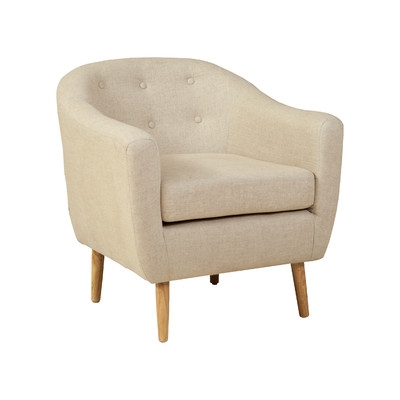 Metropolitan Club Chair -Beige - Image 0