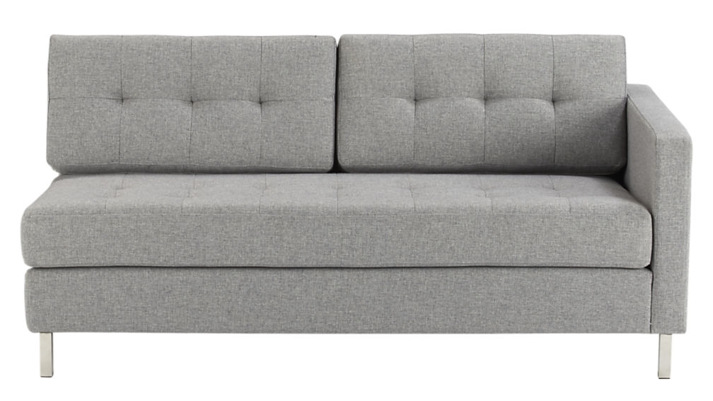 Ditto II grey sectional sofa - Taylor Grey - Image 2