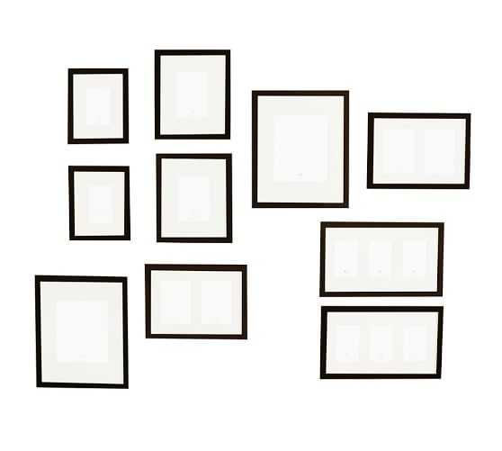 WOOD GALLERY FRAMES IN A BOX - SET OF 10 - Image 0