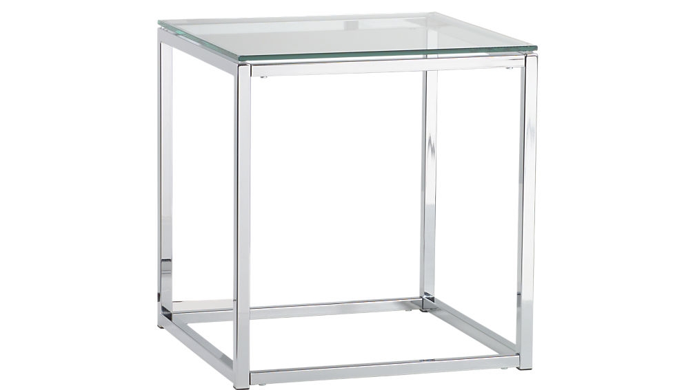 Smart table - Chrome-plated finish - 17.75"Wx17.75"Dx19"H - Image 5