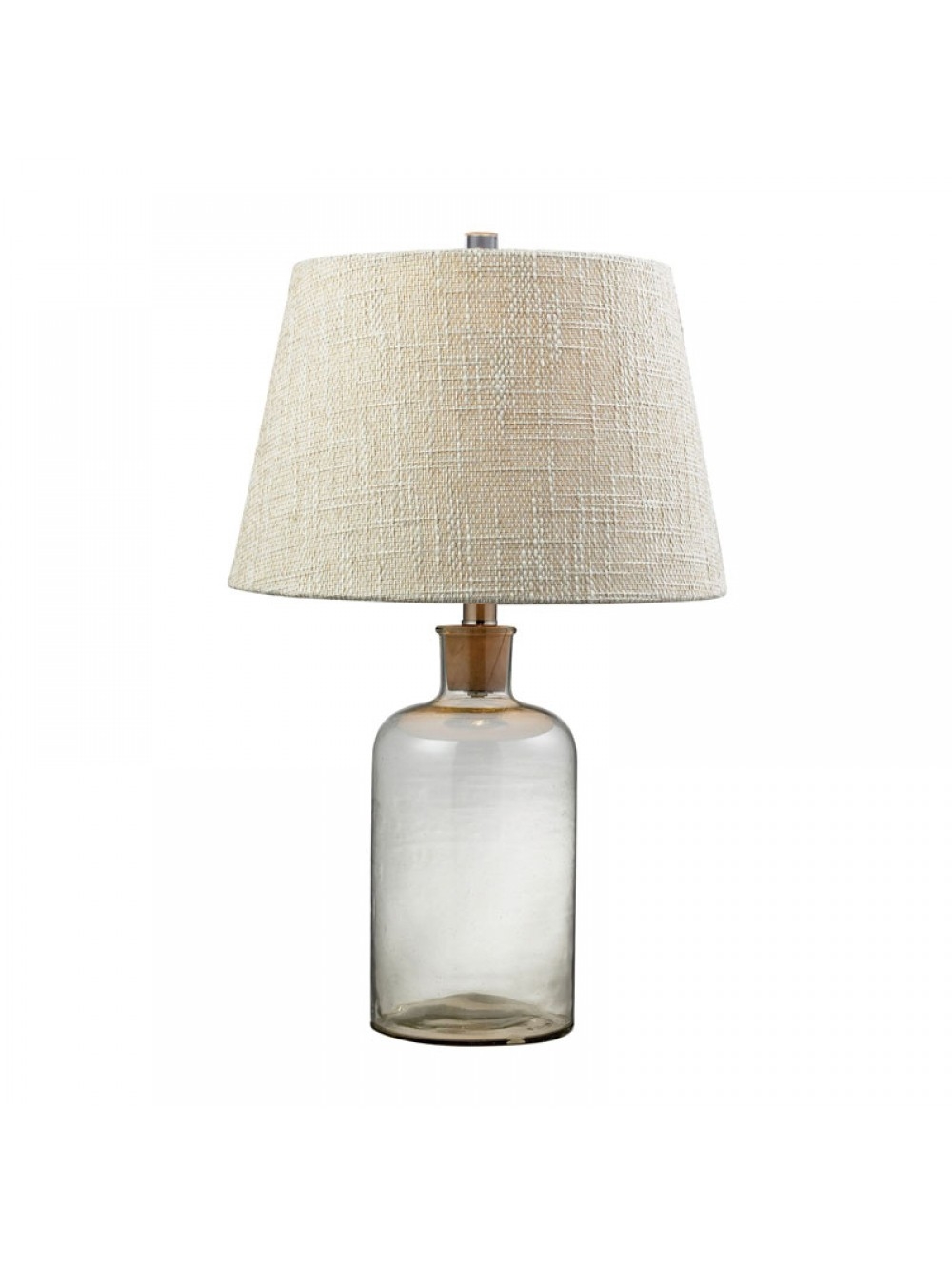 Raritan Table Lamp  - 14.5"L x 14.5"W x 26" H - Natural/Clear - Image 0