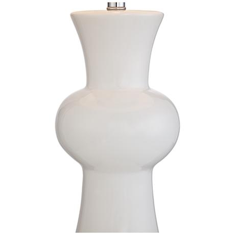 Eloise White Ceramic Table Lamp - Image 2