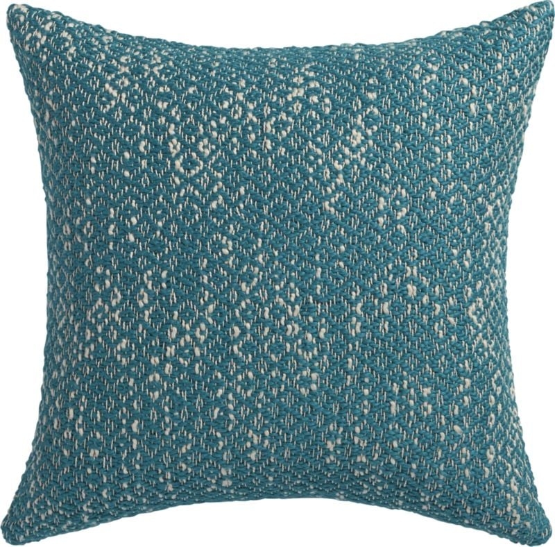 diamond weave swoon 18" pillow with down-alternative insert - Image 0