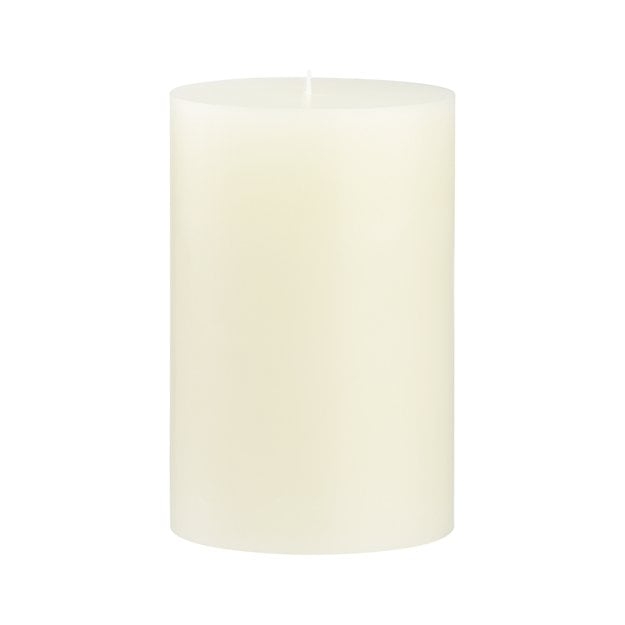 Ivory Pillar Candle - Image 0