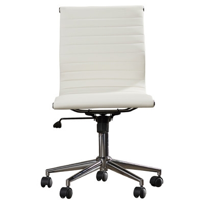 Willowridge Mid-Back Adjustable Office Chair - White - Image 1