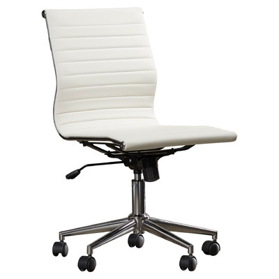 Willowridge Mid-Back Adjustable Office Chair - White - Image 2