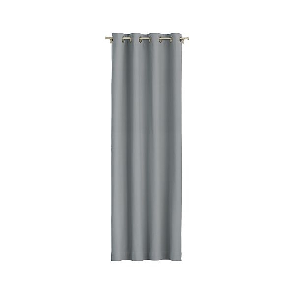 Wallace Grey Grommet Curtains - Grey - 108" - Image 0