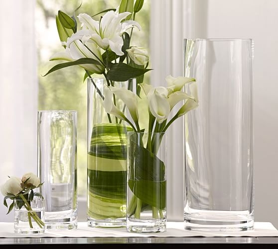 Aegean Clear Glass Vase - Large - Image 1