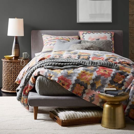 Mod Upholstered Bed Set - King - Image 1