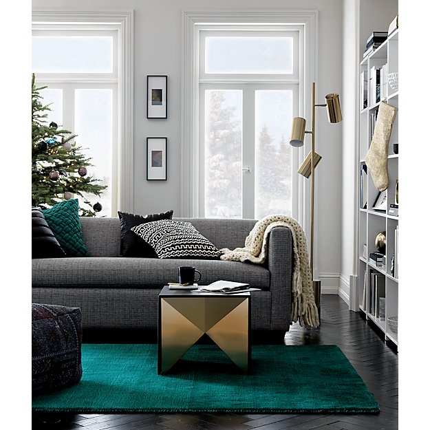 Ombre teal rug 8'x10' - Image 1