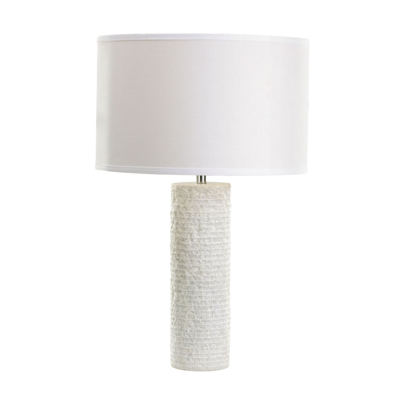 Rough Round Marble Table Lamp - Image 0
