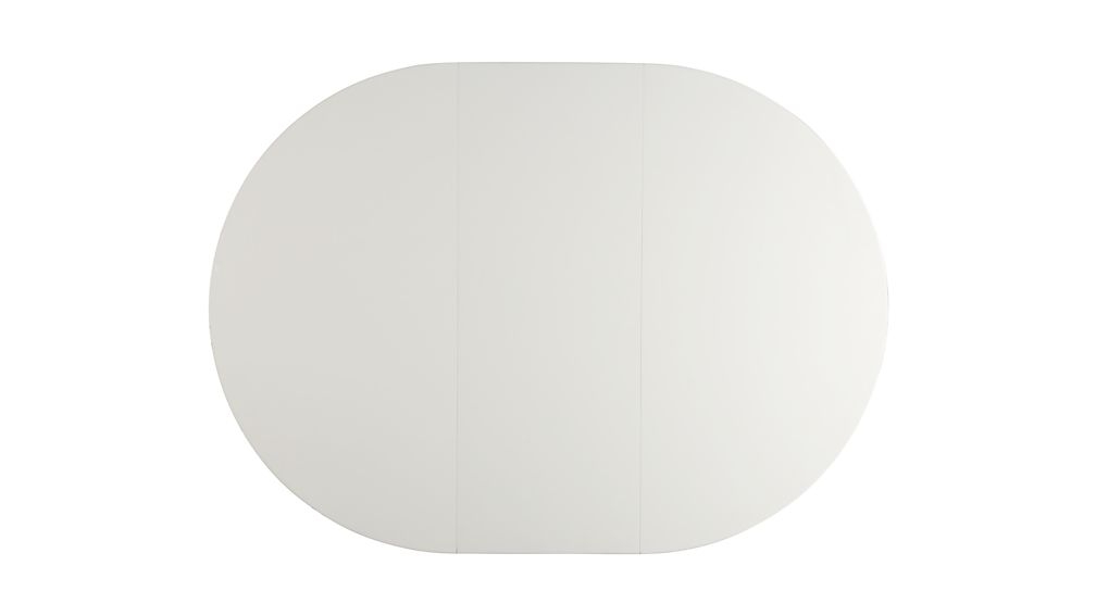 Avalon 45" White Extension Dining Table - Image 3