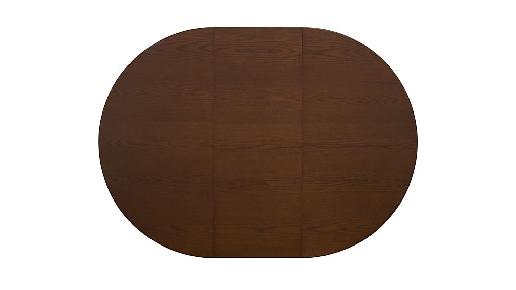 Avalon 45" Tea Brown Round Extension Dining Table - Image 3
