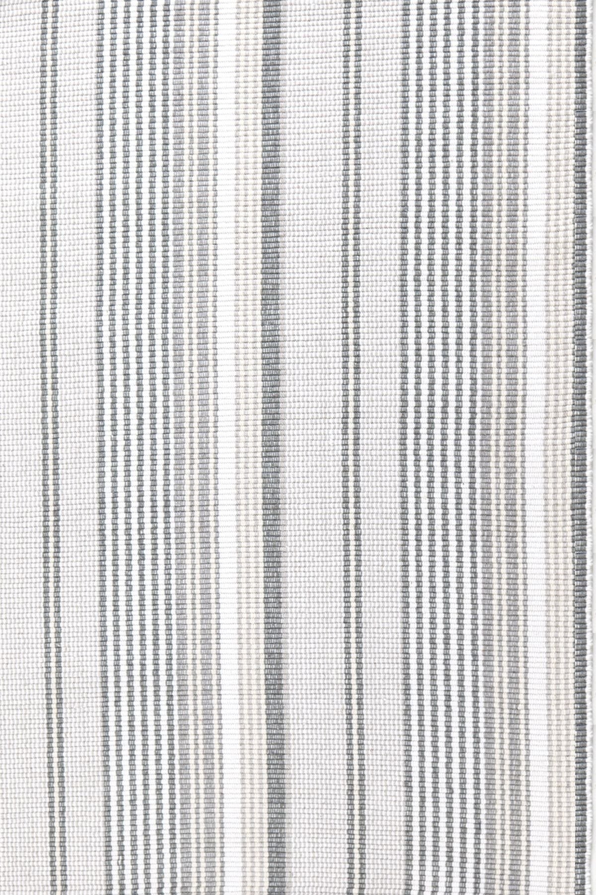 Gradation Ticking Woven Cotton Rug-9' x 12' - Image 0