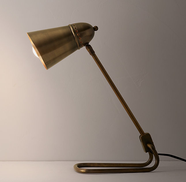 Darby Task Lamp - Aged Brass - Image 1